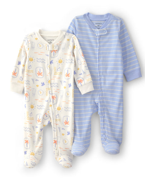 Carter's | Paquete de 2 Pijamas Enterizas para Bebé