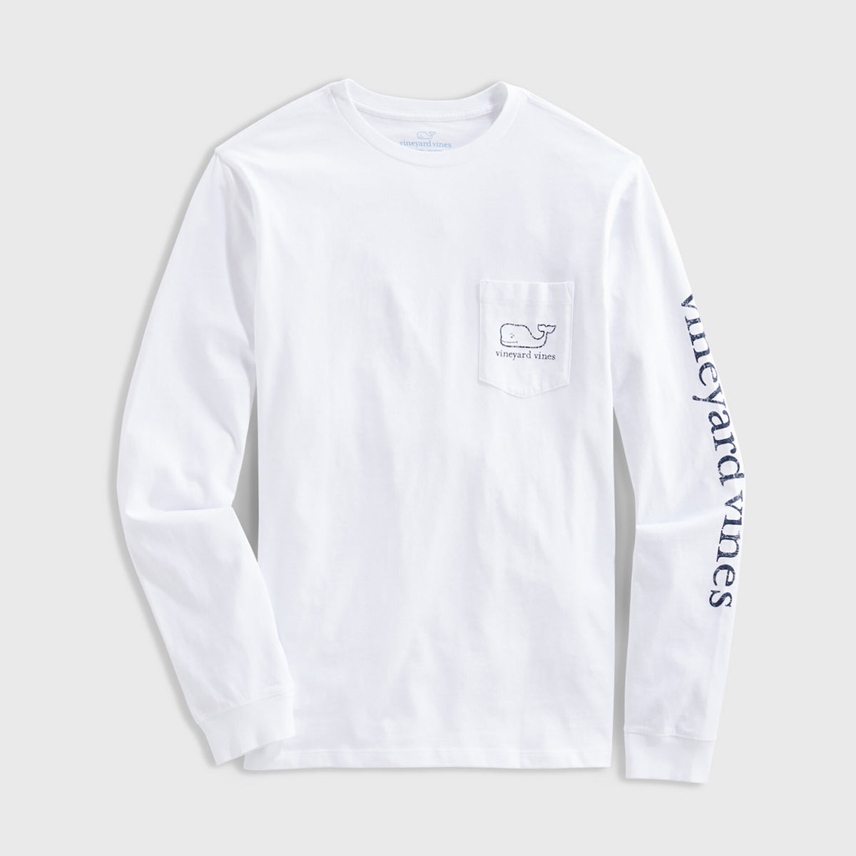 Vineyard Vines | de manga larga Vintage Whale Pocket Camiseta