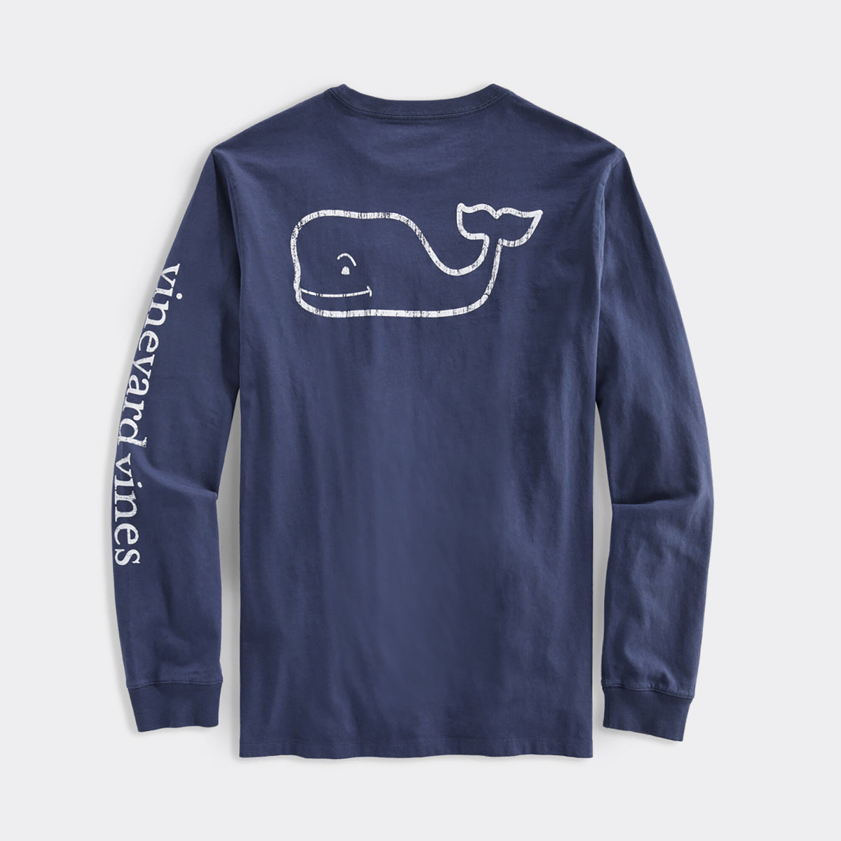 Vineyard Vines | de manga larga Vintage Whale Pocket Camiseta