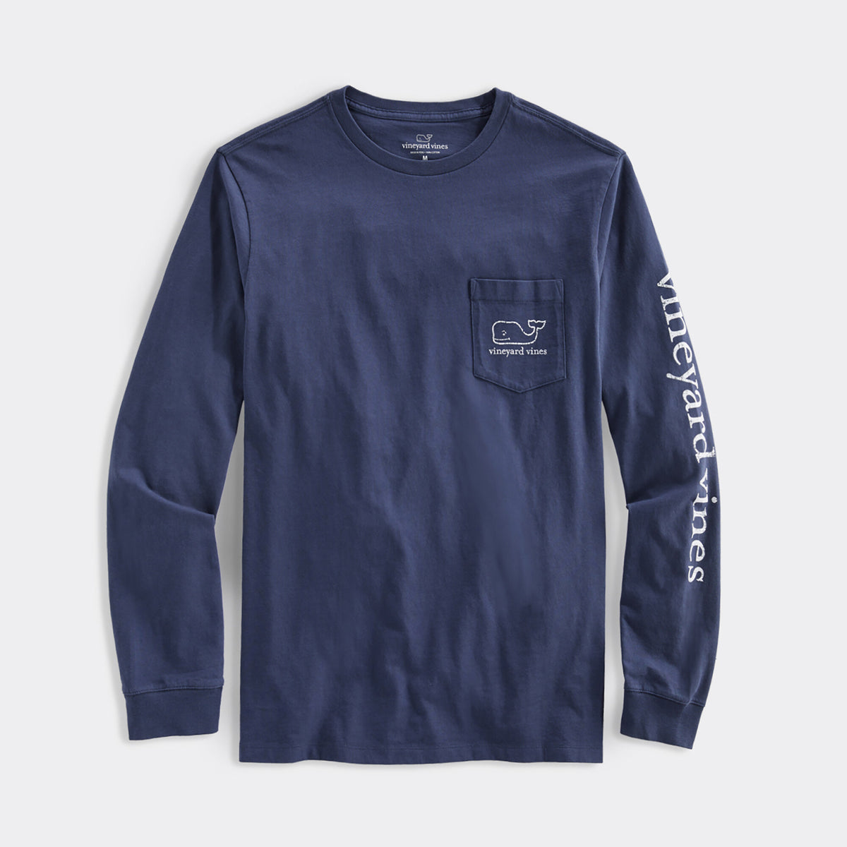 Vineyard Vines | de manga larga Vintage Whale Pocket Camiseta