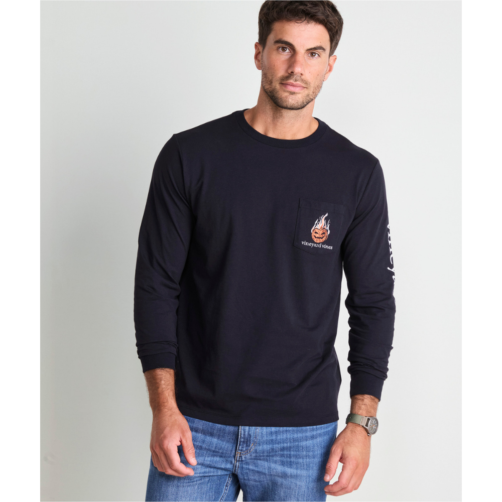 Vineyard Vine | Camiseta manga larga con bolsillo
