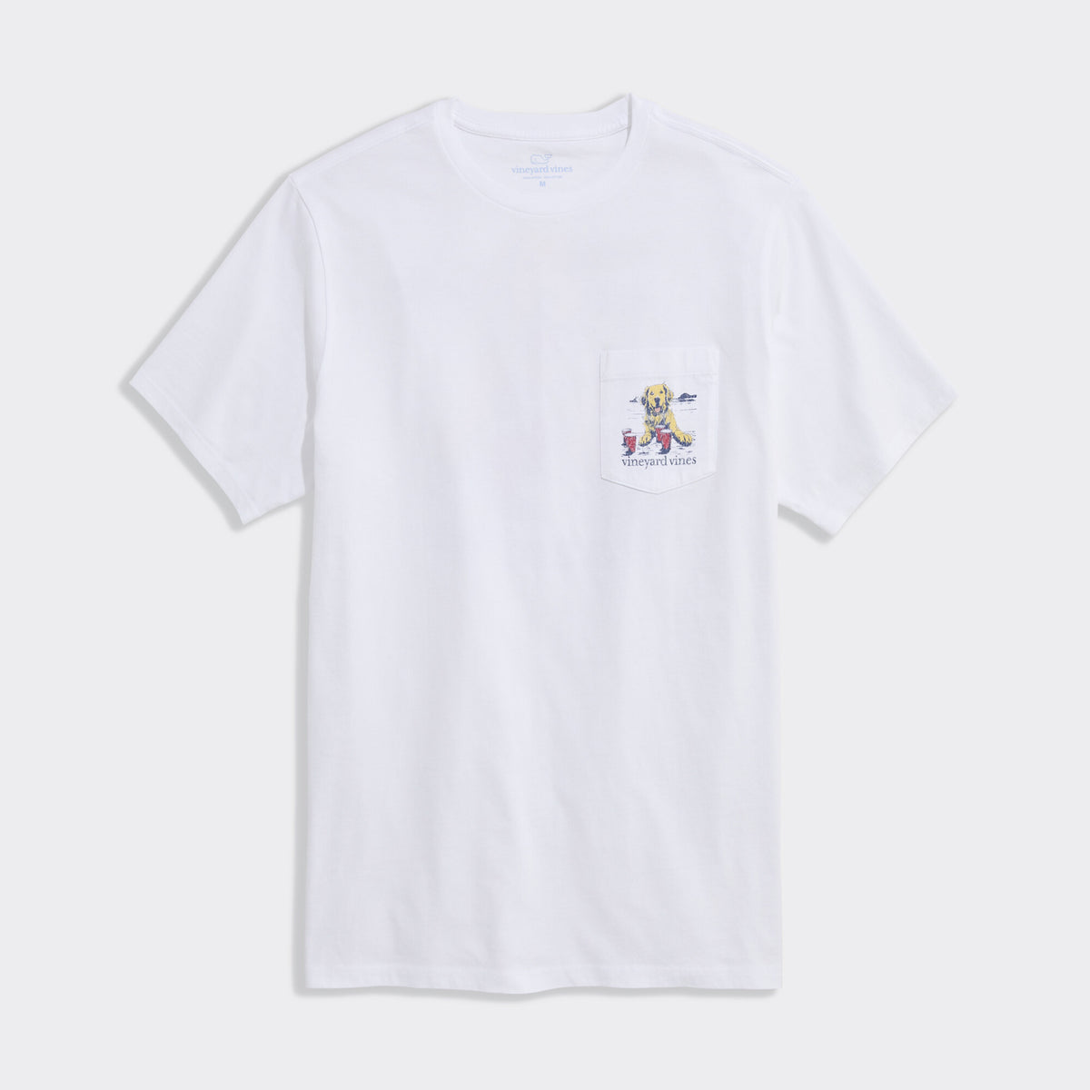Vineyard Vines | Camiseta para hombre Pup Cup Short-Sl