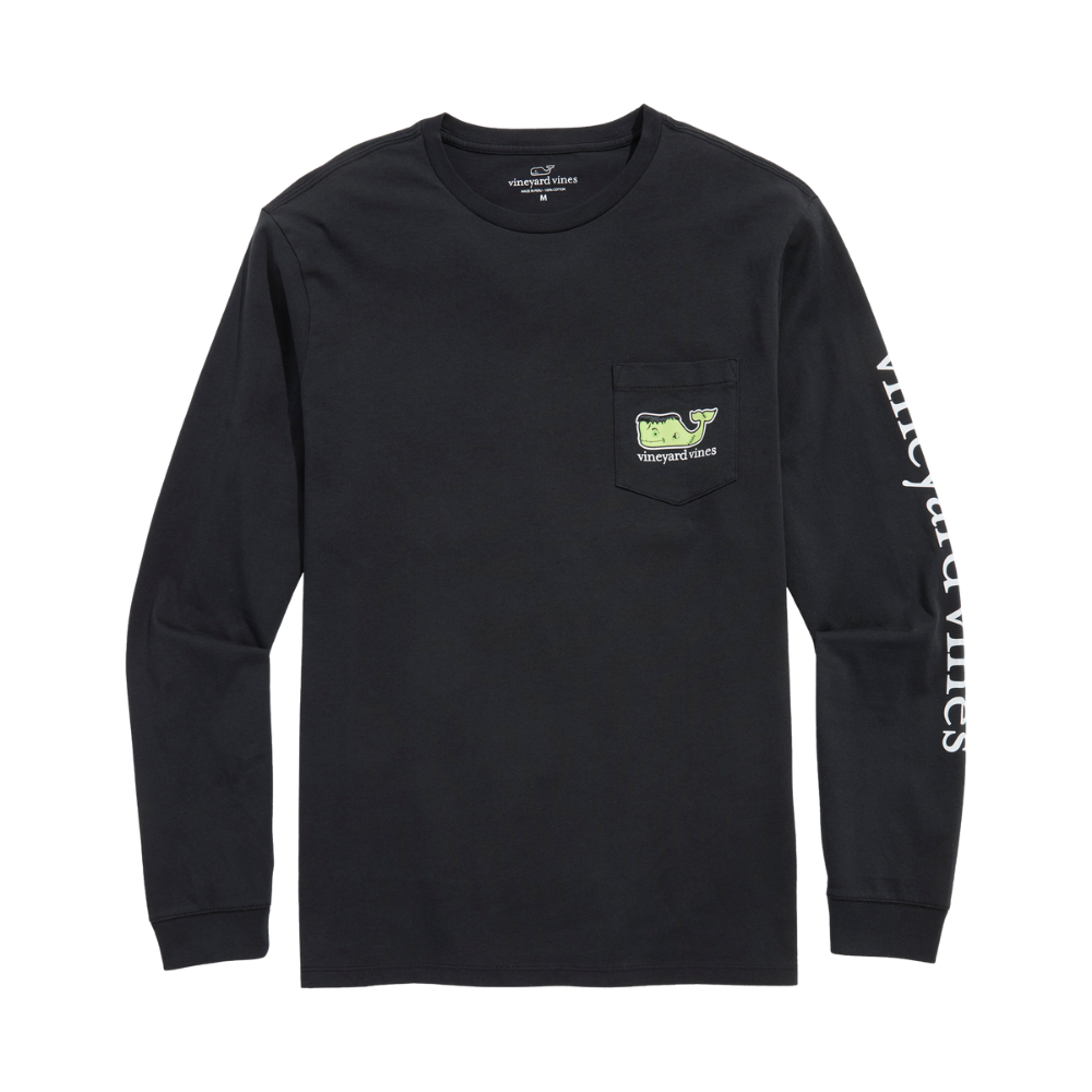 Vineyard Vines | Camiseta de manga larga con bolsillo Franken-Whale