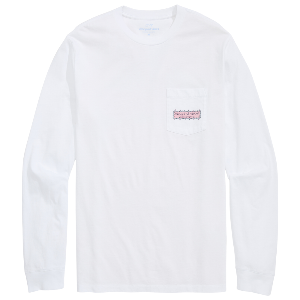 Vineyard Vines |  Logo Caja De Manga Larga Y Camiseta De Bolsillo