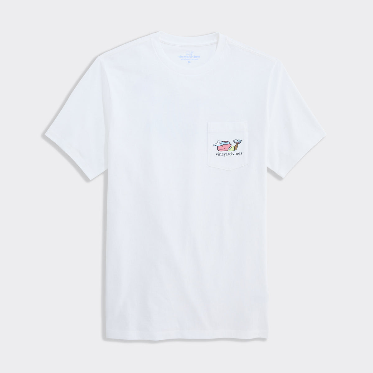 Vineyard Vines | Camiseta para hombre Golf Whale de manga corta