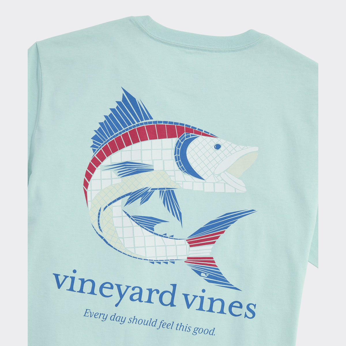 Vineyard Vines | Camiseta para hombre Tile Wahoo Fi