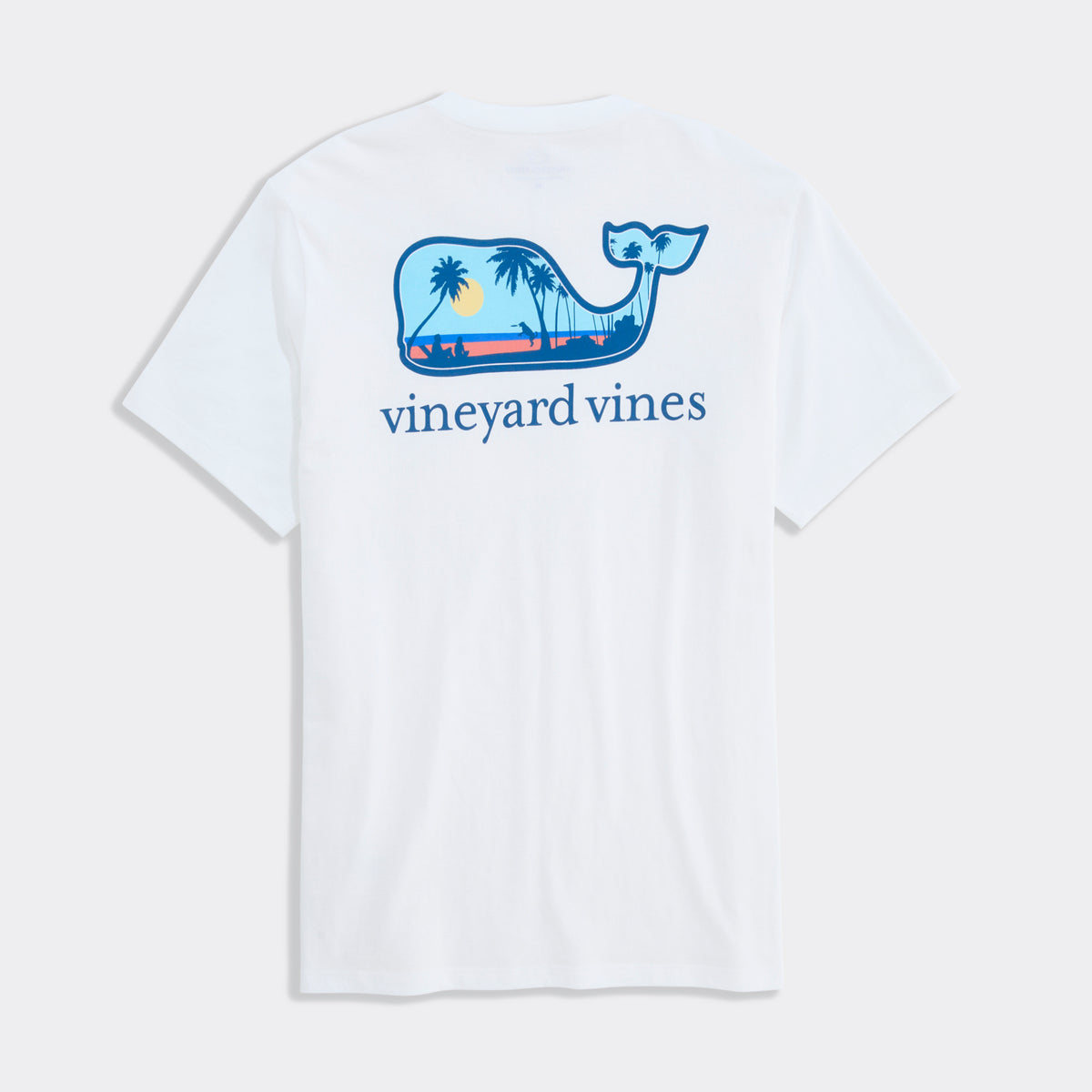 Vineyard Vines | Camiseta de manga corta con bolsillo Dog Frisbee Scenic Whale para hombre