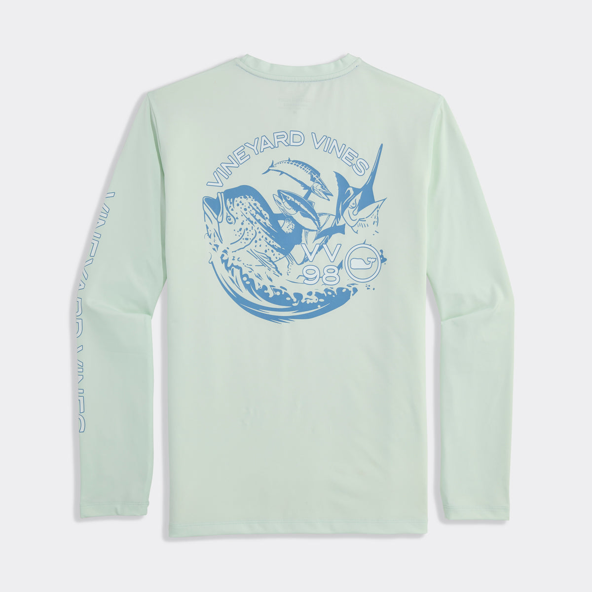 Vineyard Vines | Camiseta de manga larga VV98 Multi Fish para hombre