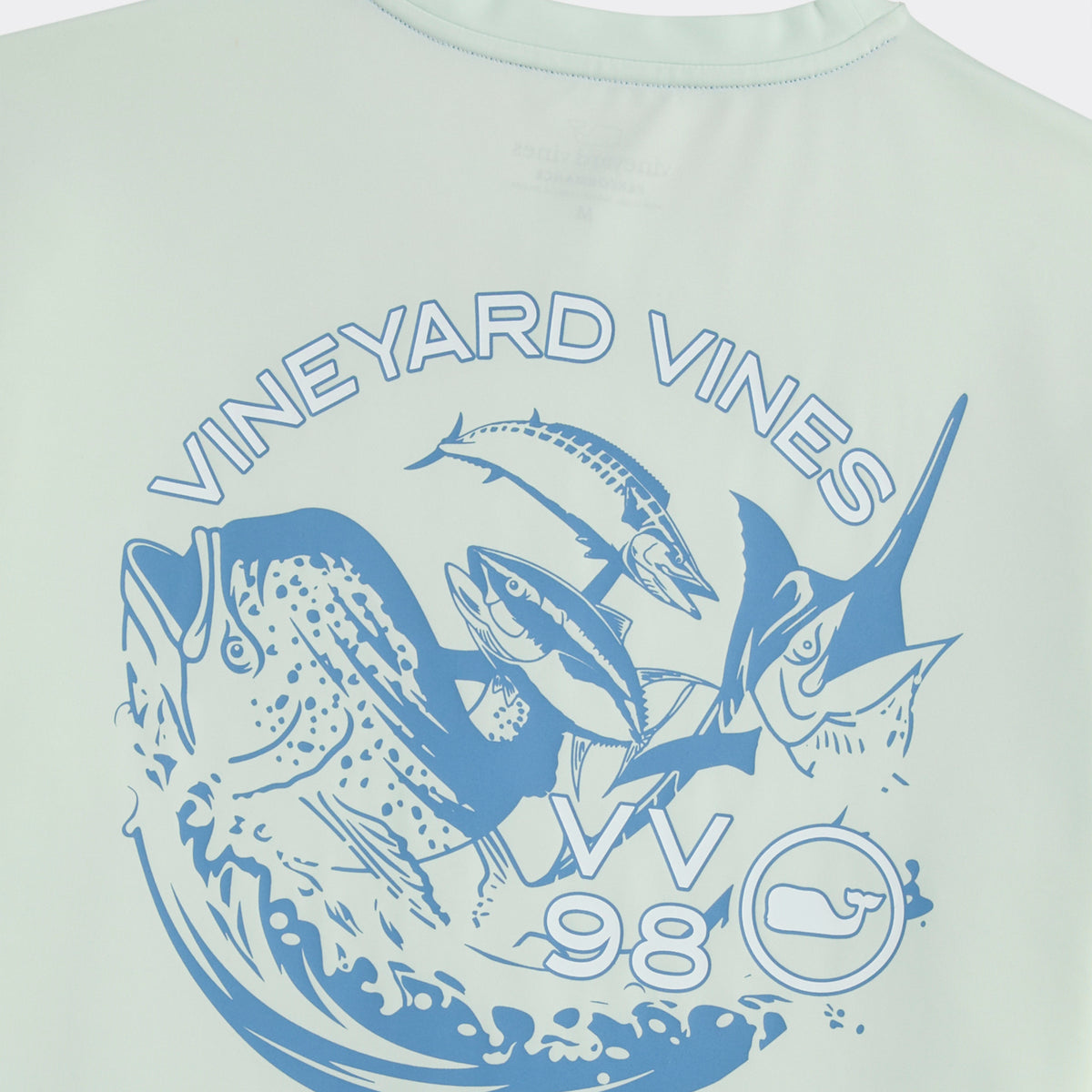Vineyard Vines | Camiseta de manga larga VV98 Multi Fish para hombre