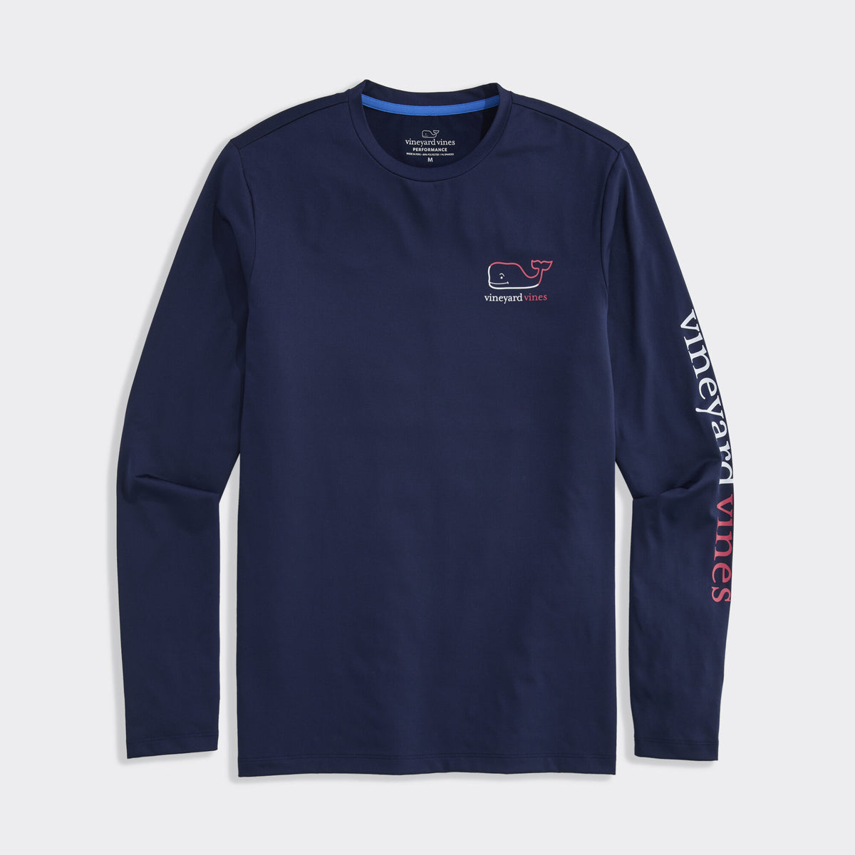 Vineyard Vines | Camiseta para hombre de manga larga Whale Harb