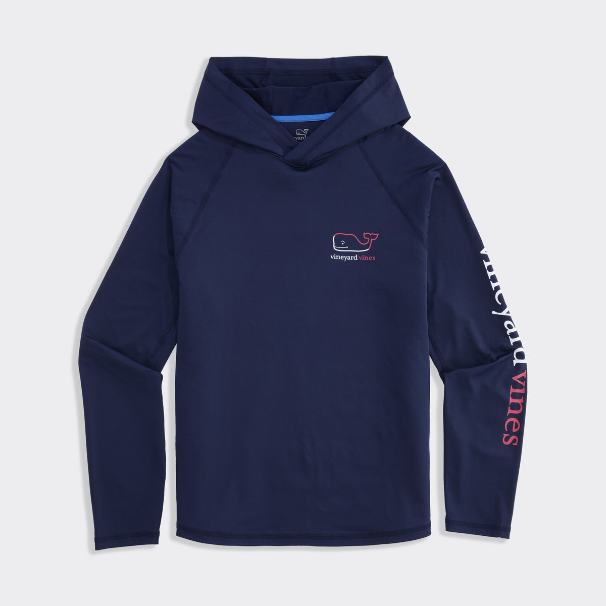 Vineyard Vines | Camiseta para hombre Burgee Whale de manga larga