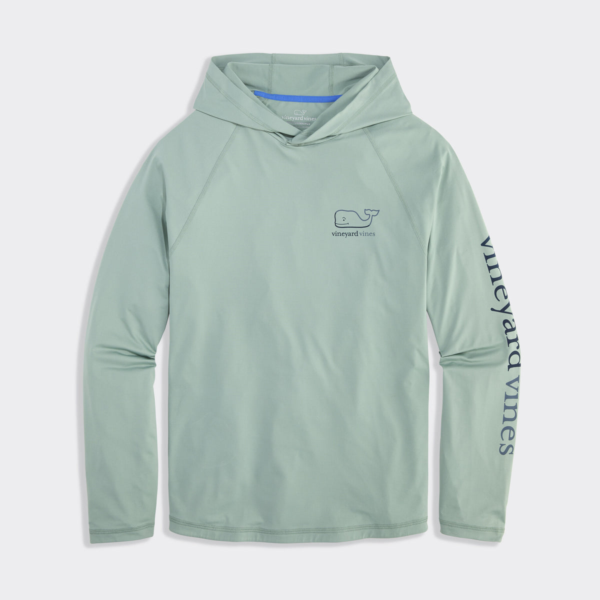 Vineyard Vines | Camiseta para hombre Burgee Whale de manga larga