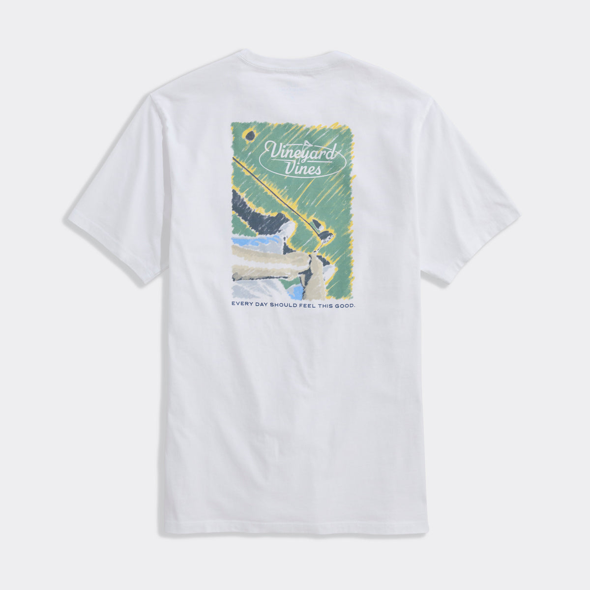Vineyard Vines | Camiseta de manga corta con bolsillo Pastel Golf para hombre