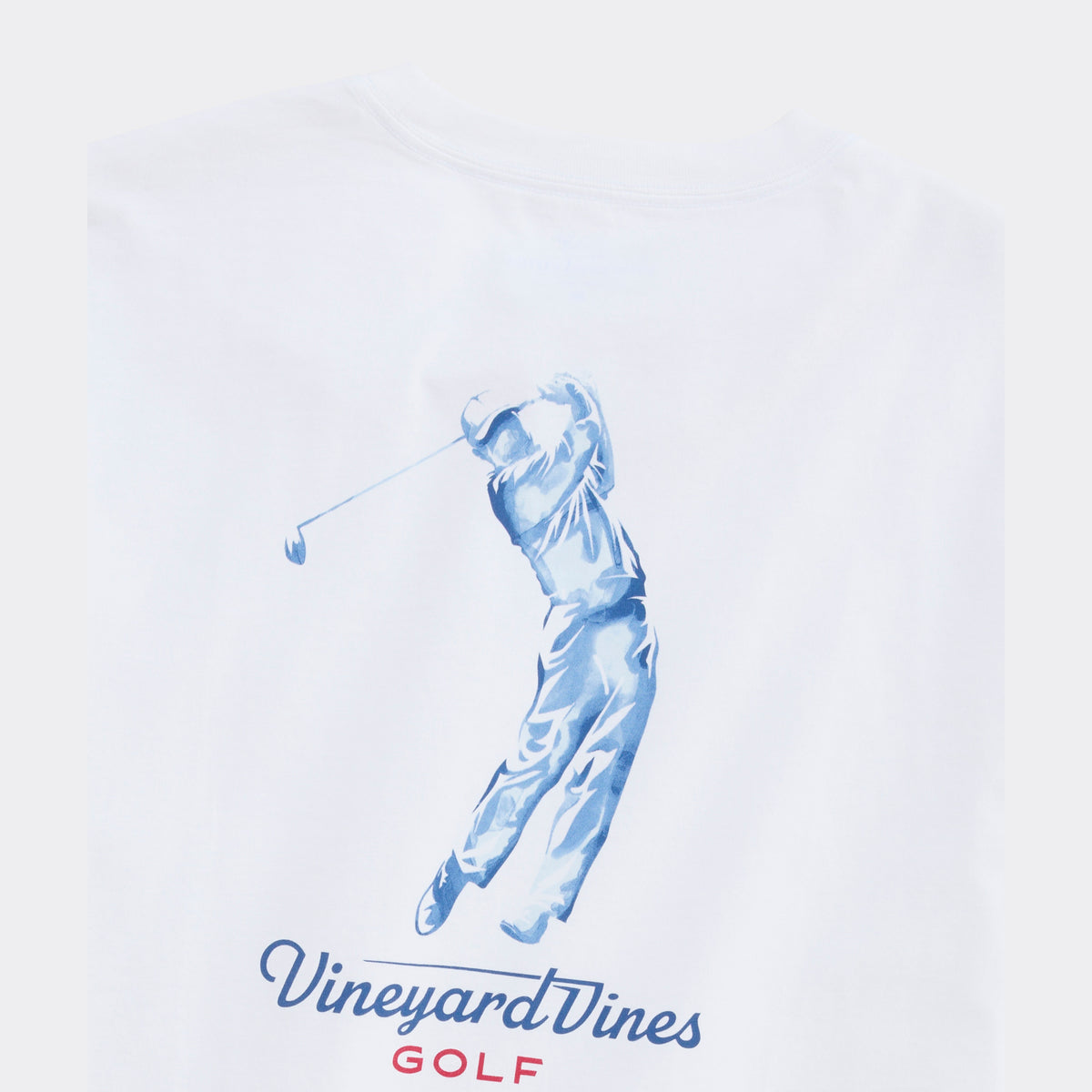 Vineyard Vines | Camiseta de manga corta con bolsillo Golf Swing Water Color para hombre