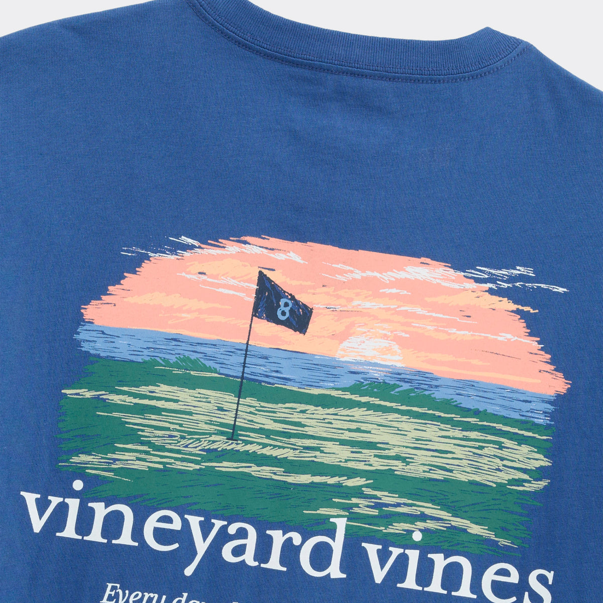 Vineyard Vines | Camiseta de manga larga con bolsillo Oceanfront Golf para hombre