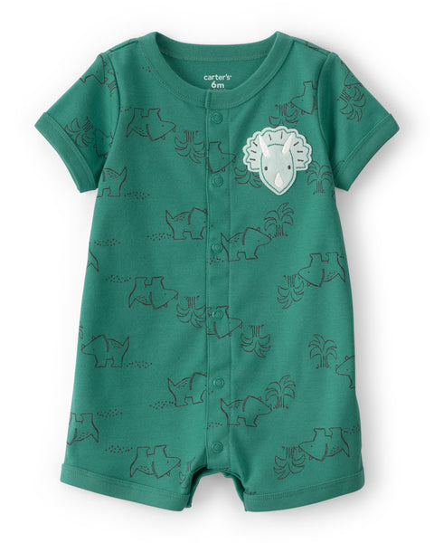 Carter's | Romper de Manga Corta con Elefante para Bebé