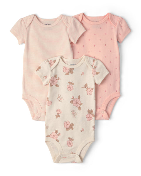 Carter's | Paquete de 4 Bodys de Manga Larga para Bebé