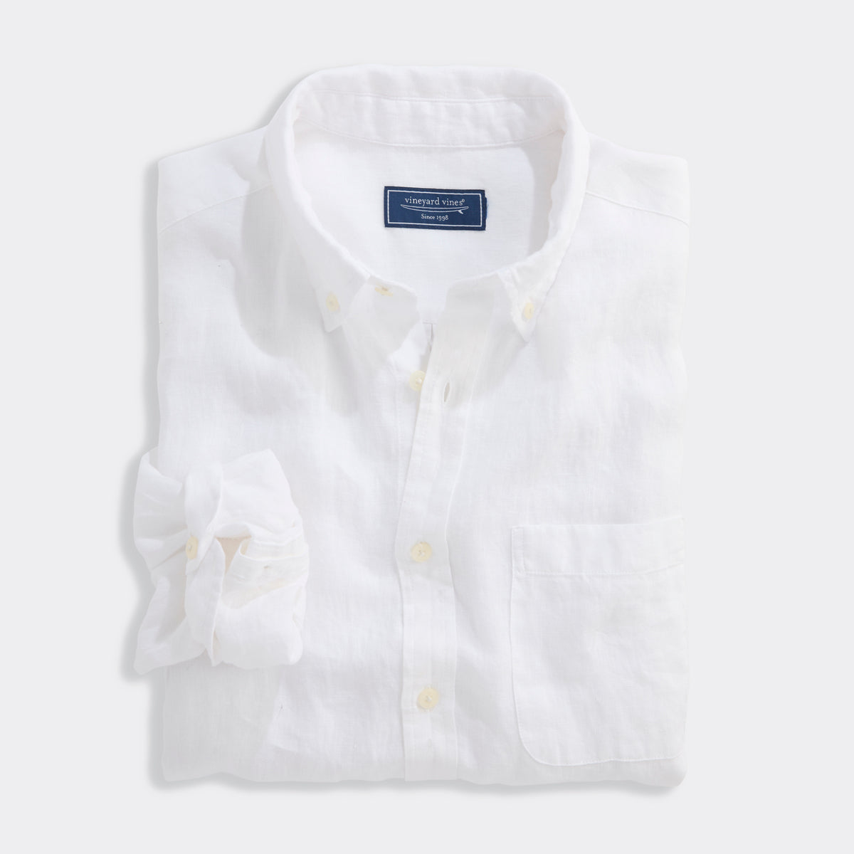 Vineyard Vines | Camisa Surfside Solid Linen para hombre