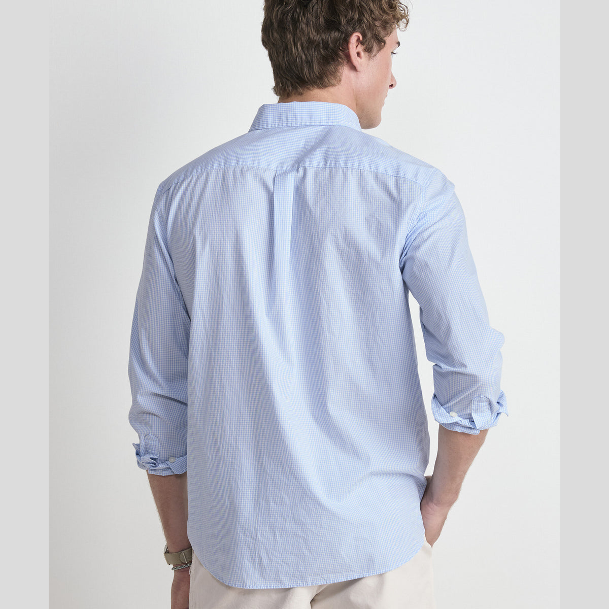 Vineyard Vines | Camisa Anegada de cuadros vichy Perfect Wash Poplin