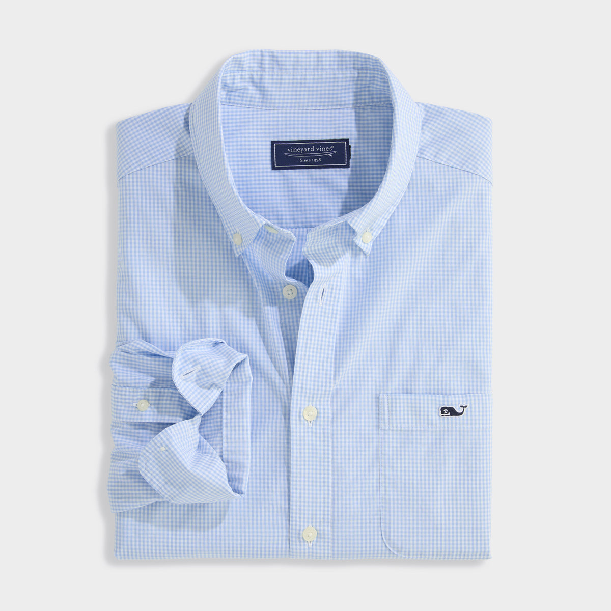 Vineyard Vines | Camisa Anegada de cuadros vichy Perfect Wash Poplin