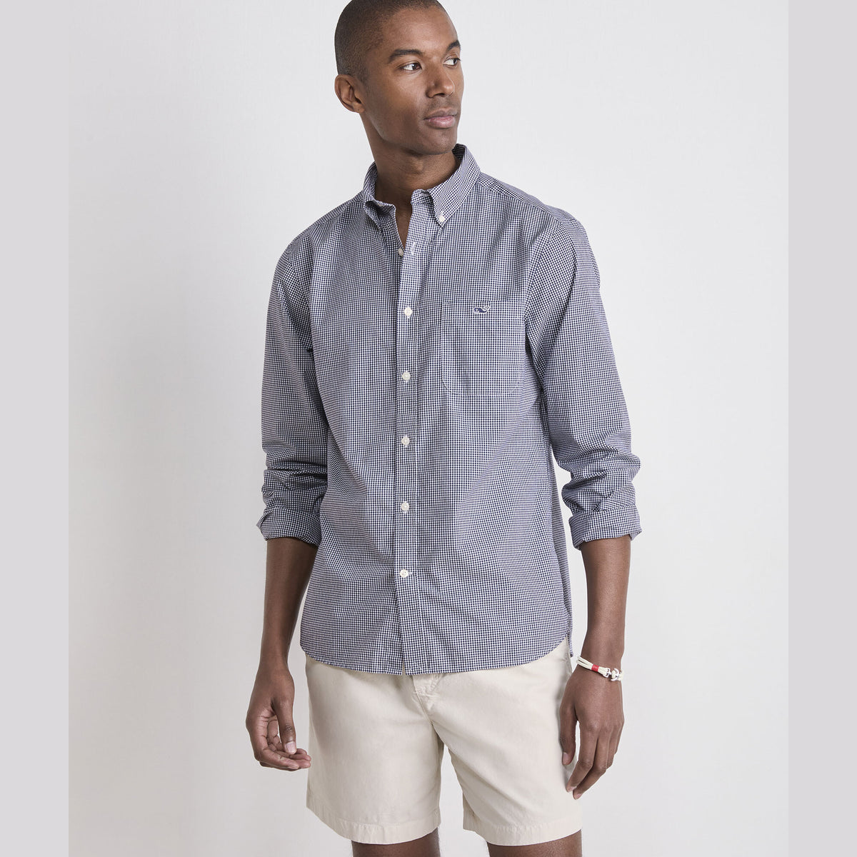 Vineyard Vines | Camisa Anegada de cuadros vichy Perfect Wash Poplin