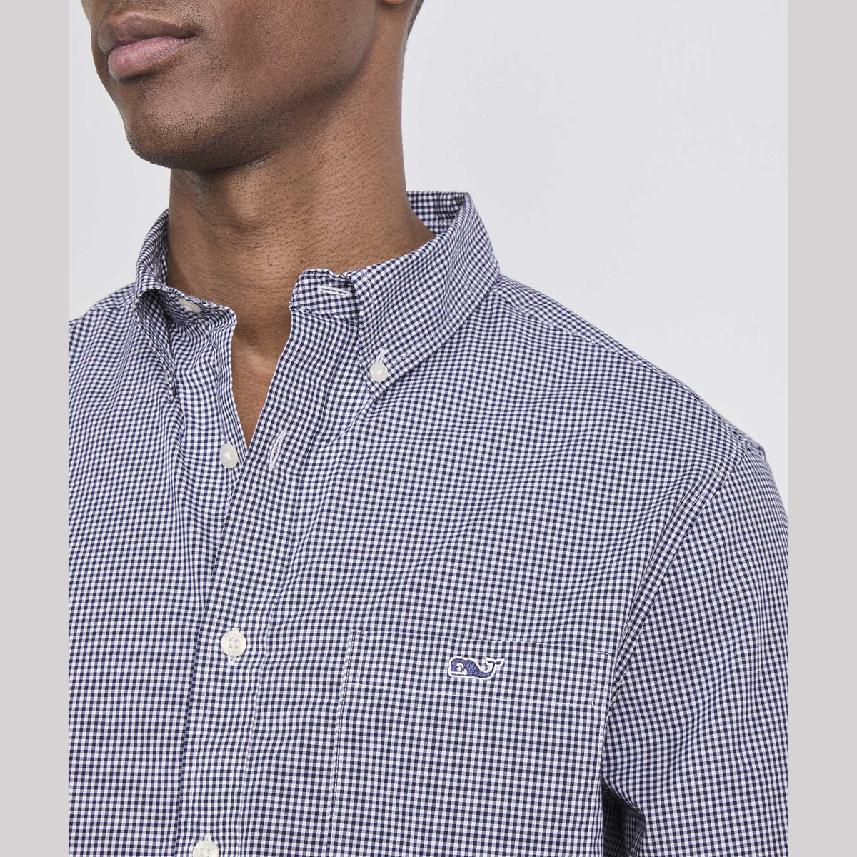 Vineyard Vines | Camisa Anegada de cuadros vichy Perfect Wash Poplin