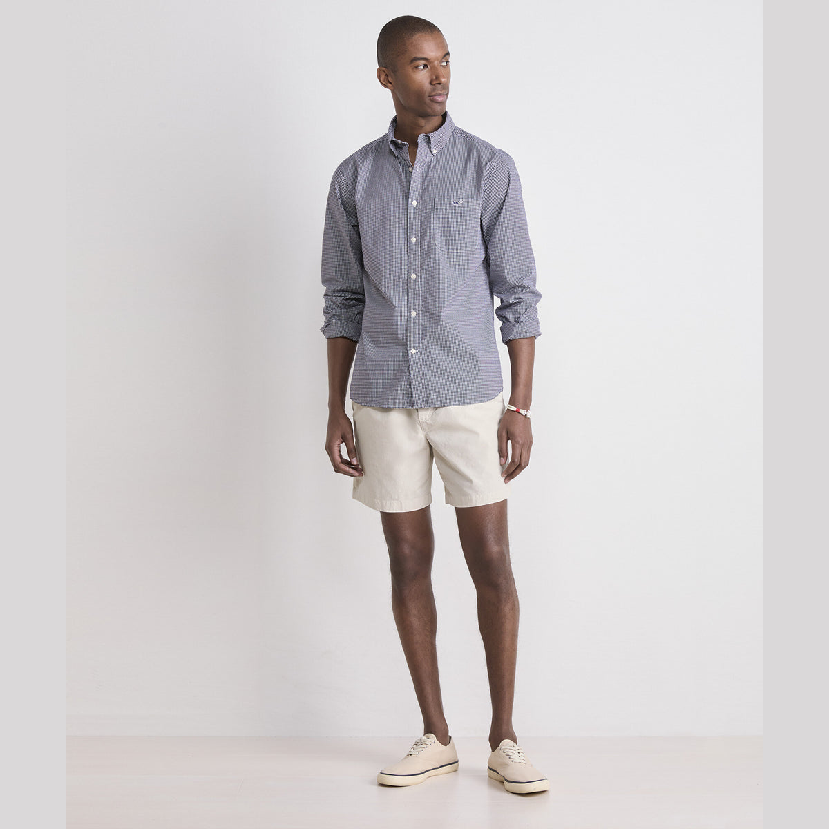 Vineyard Vines | Camisa Anegada de cuadros vichy Perfect Wash Poplin