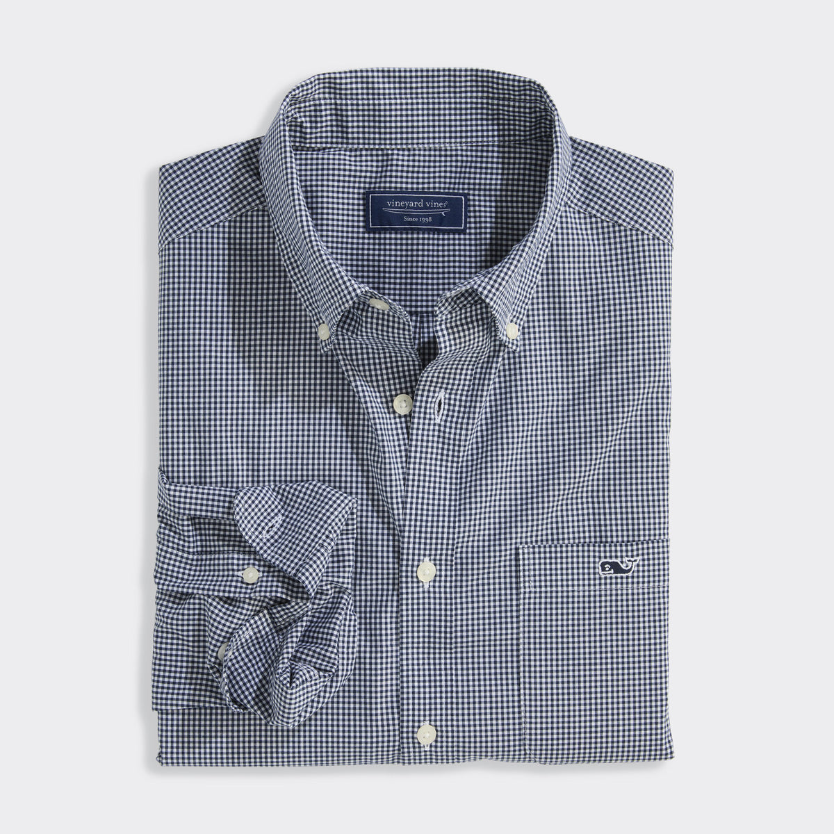 Vineyard Vines | Camisa Anegada de cuadros vichy Perfect Wash Poplin
