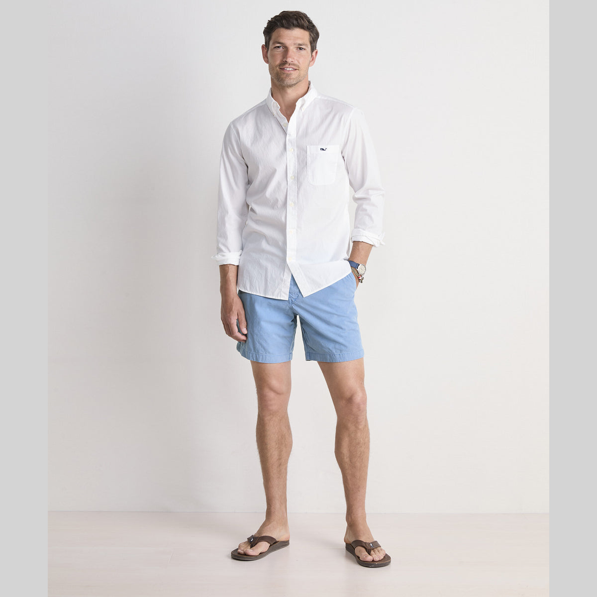 Vineyard Vines | Camisa para hombre Shoreline Sld Slt