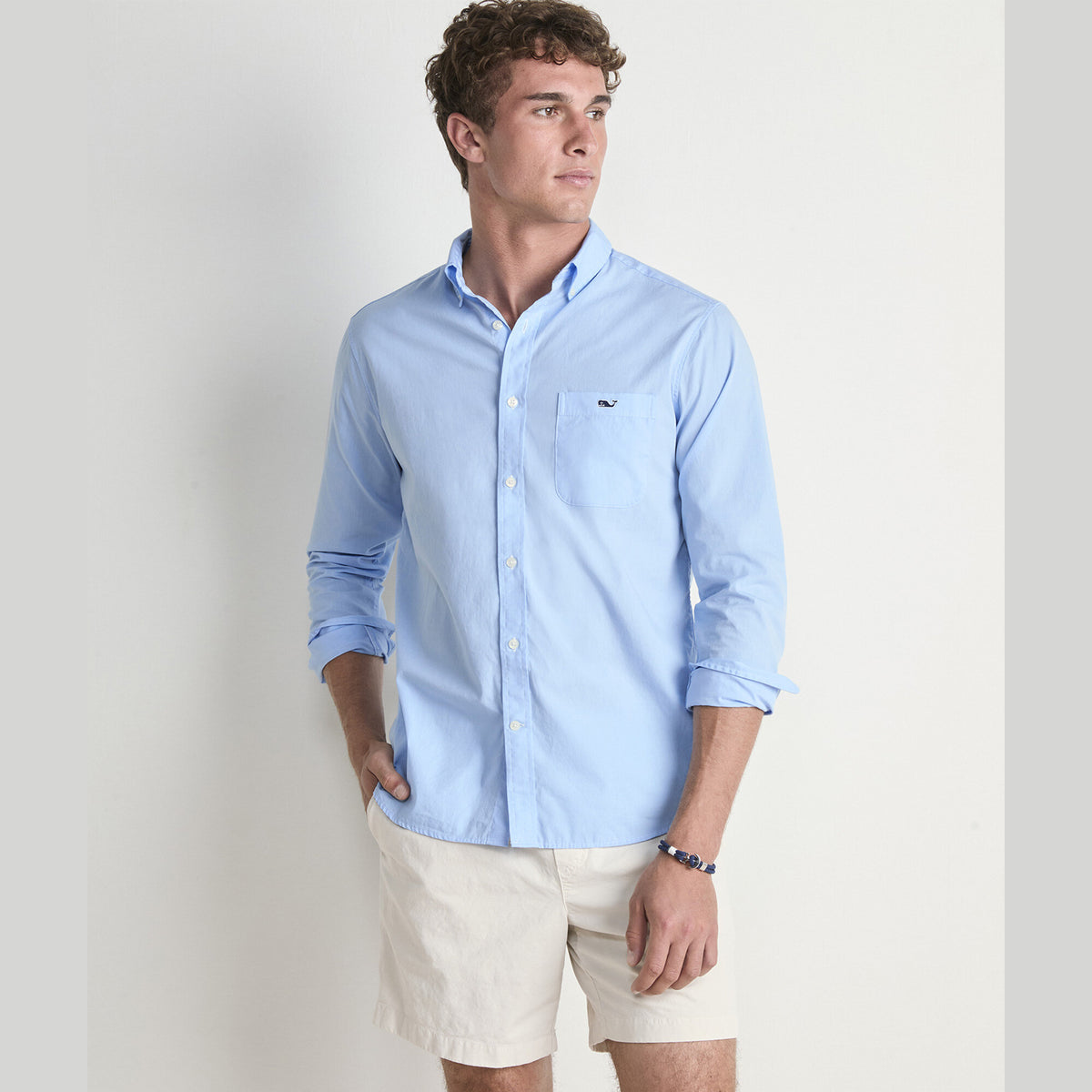 Vineyard Vines | Camisa para hombre Shoreline Sld Slt