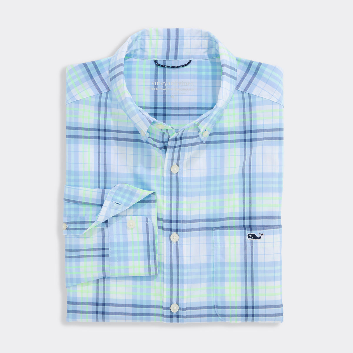 Vineyard Vines | Camisa Hurricane Plaid Featherweight para hombre