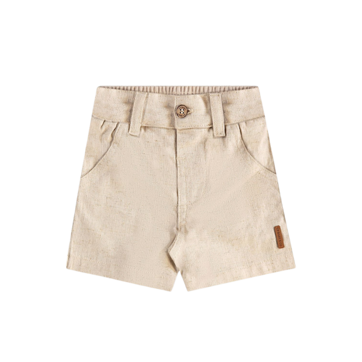 Up Baby | Bermuda En Lino Con Elastano