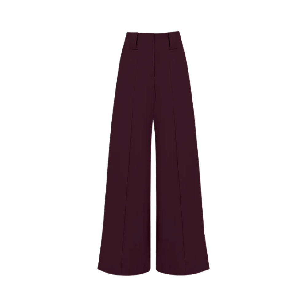 Pantalón New Paulette Mujer Padova - color Mauve vista frontal