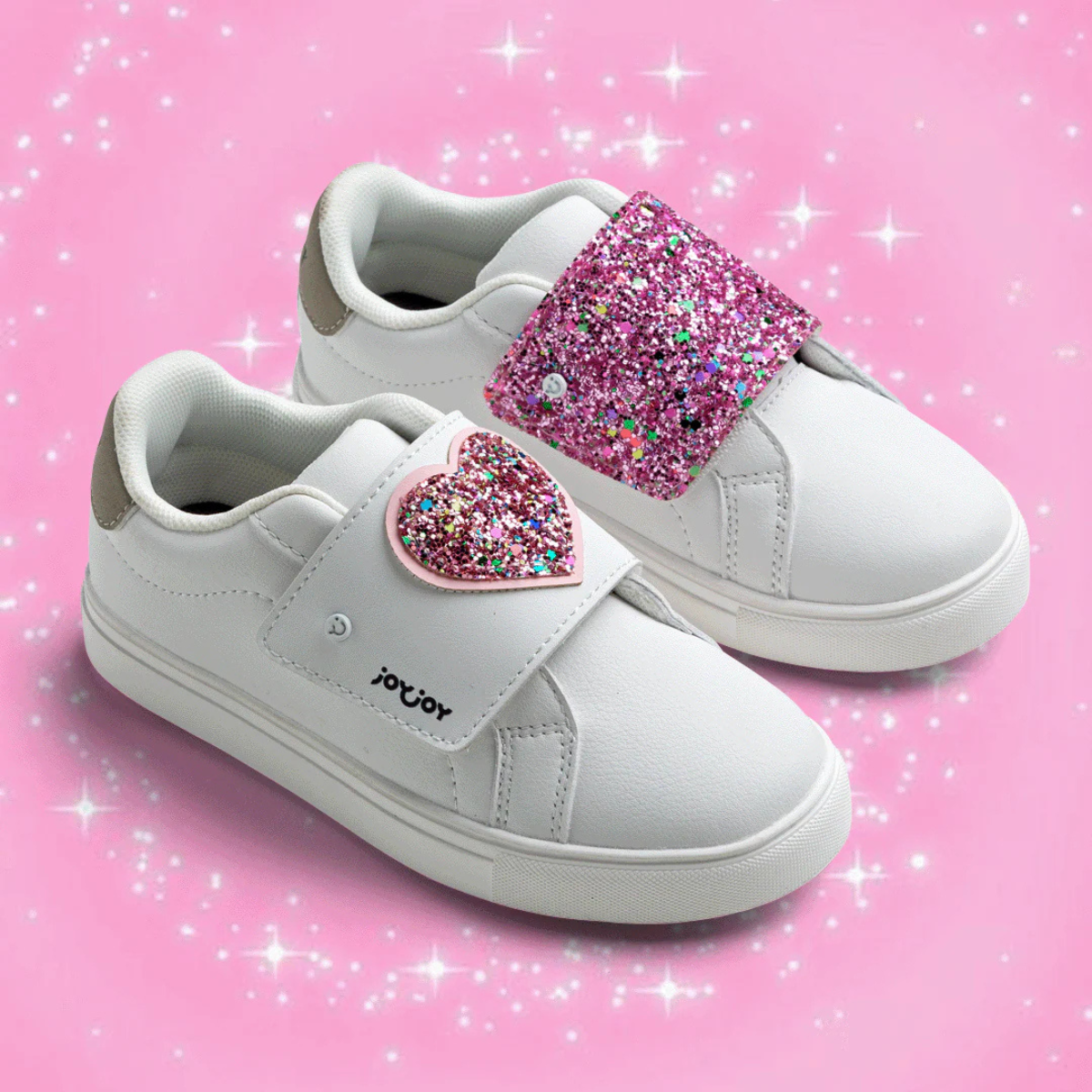 Joy Joy | Pink Heart Snap Set para Niñas