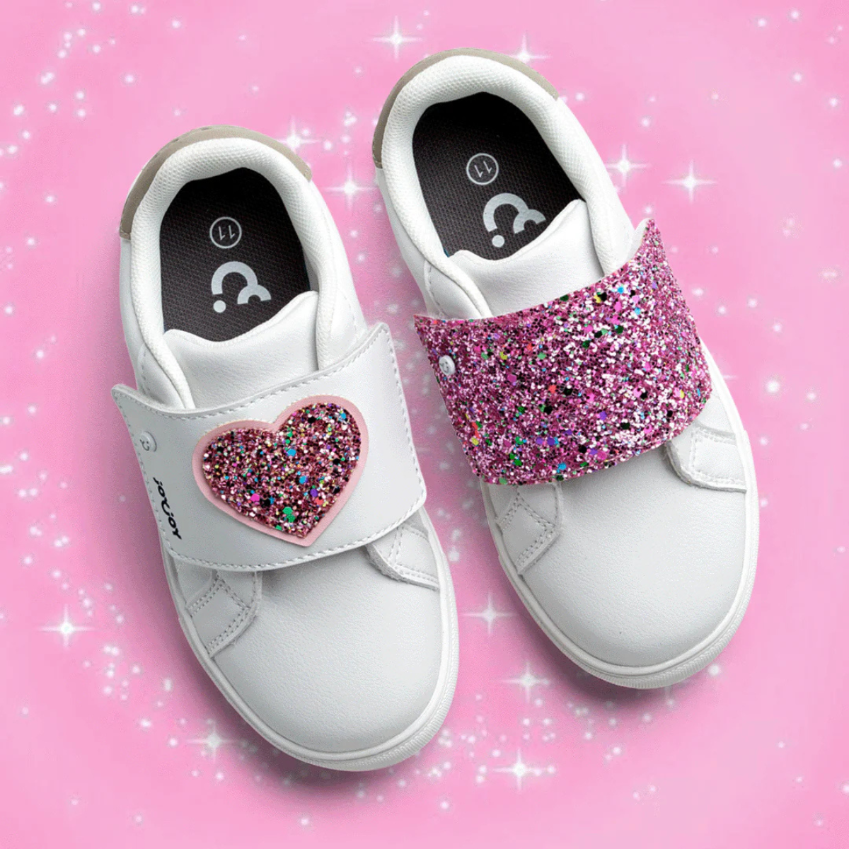 Joy Joy | Pink Heart Snap Set para Niñas