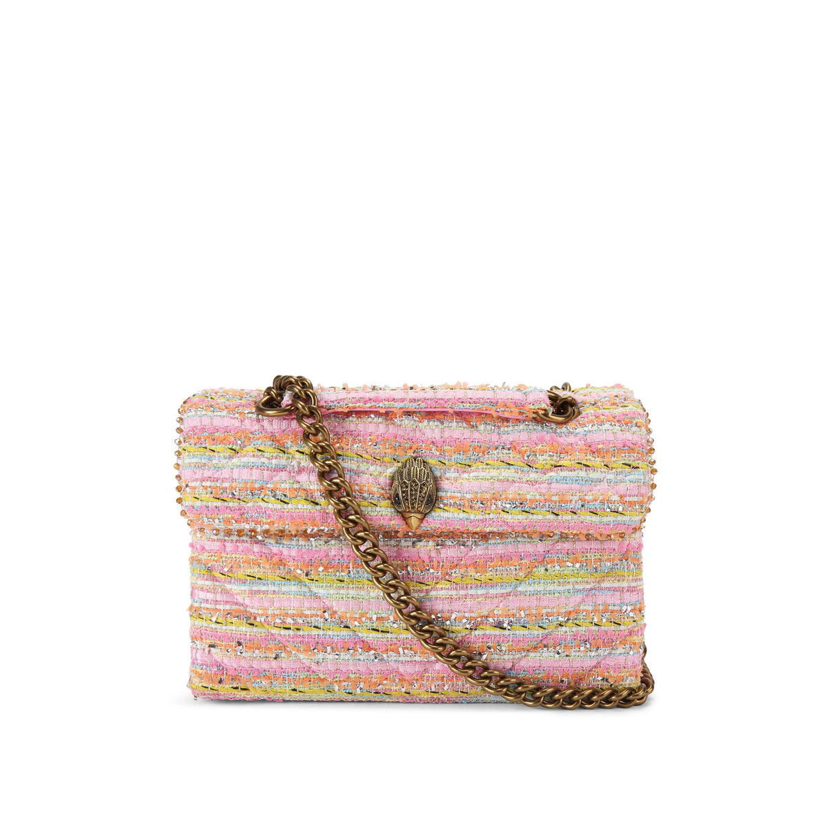Kurt Geiger | Bolso Kensington de Tweed Rosa