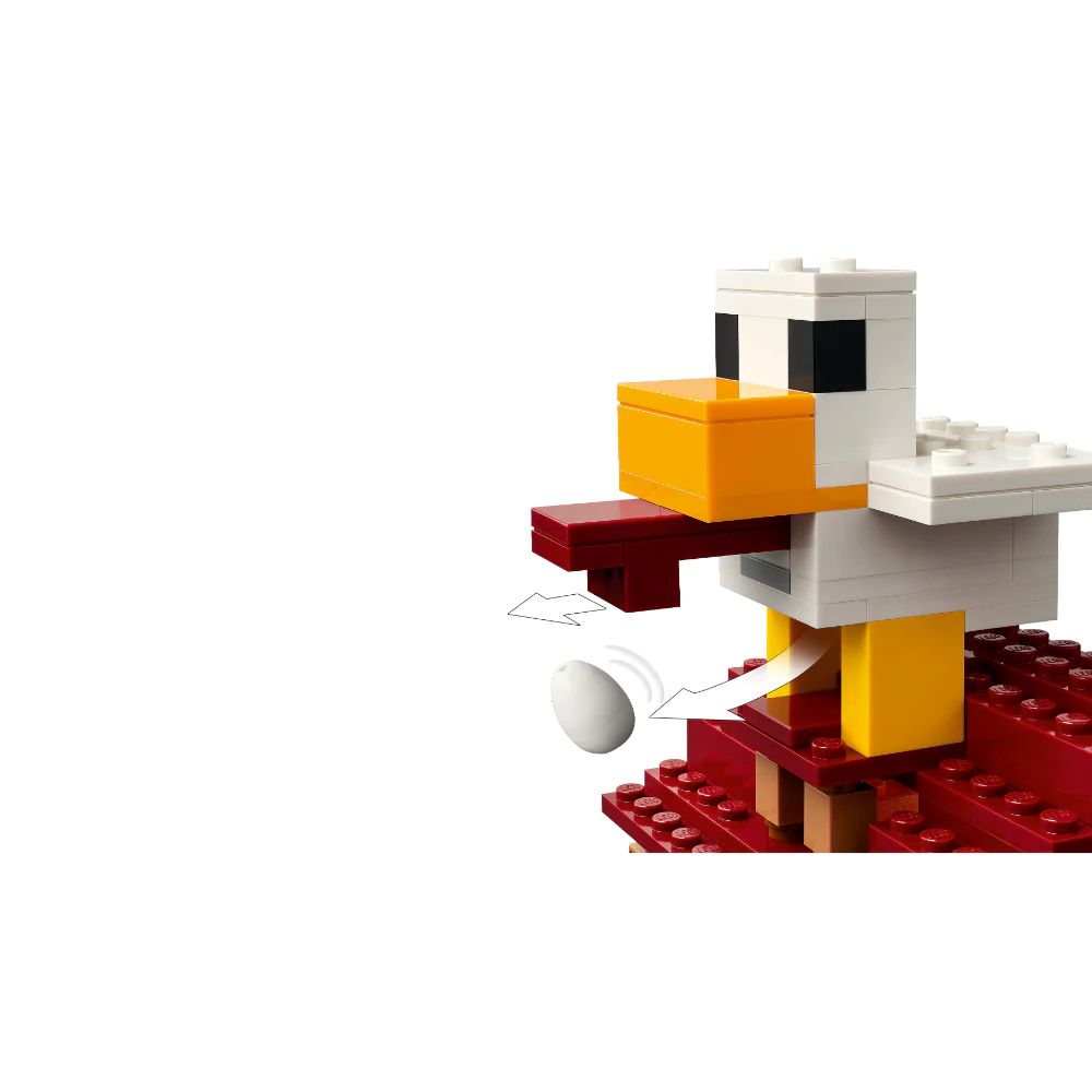 Lego | Minecraft El Ataque a la Aldea del Globo de Ghast
