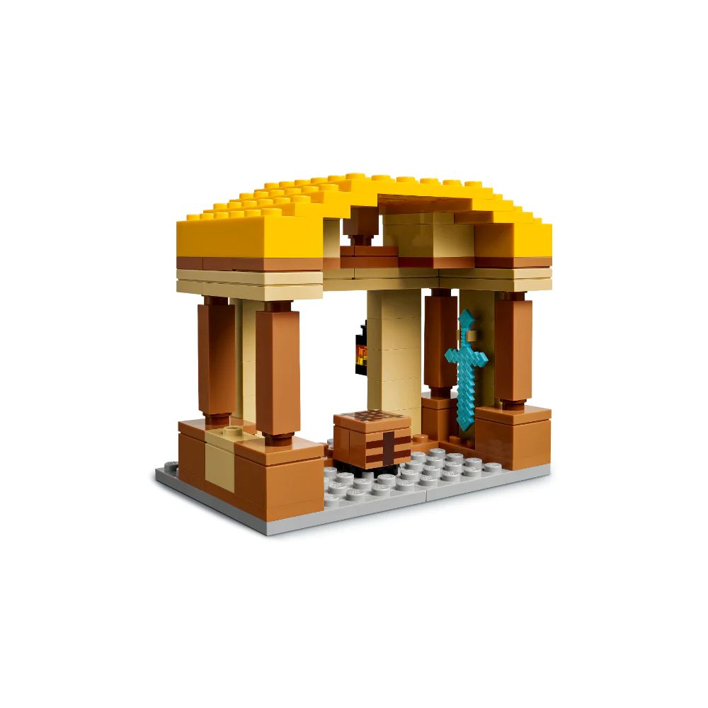 Lego | Minecraft El Ataque a la Aldea del Globo de Ghast
