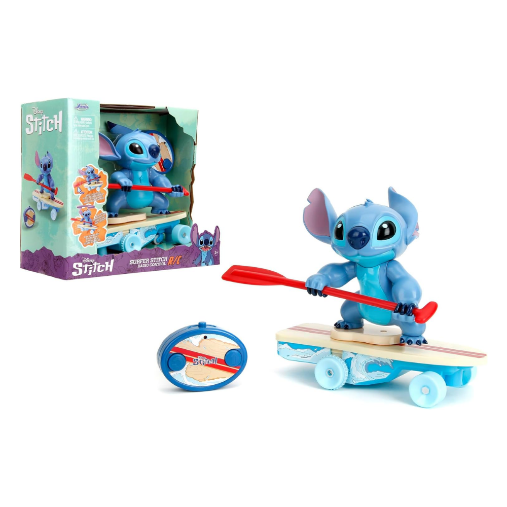Stitch | Stitch en un Skateboard de Control Remoto