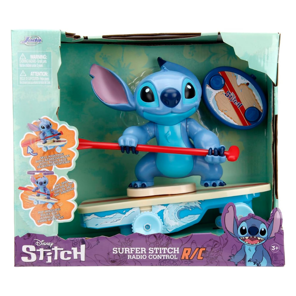 Stitch | Stitch en un Skateboard de Control Remoto