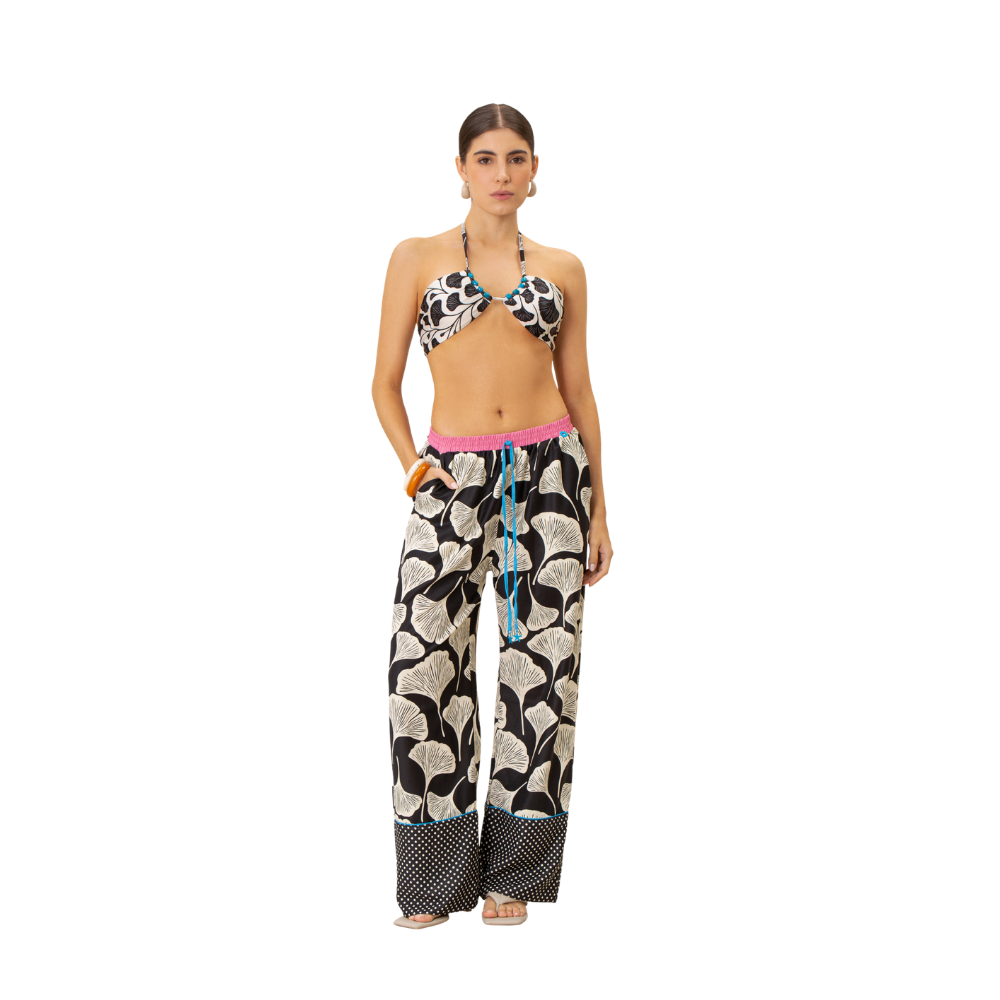 Top de vestido de baño Dionne con Flores Para Dama Onda de Mar - vista 3