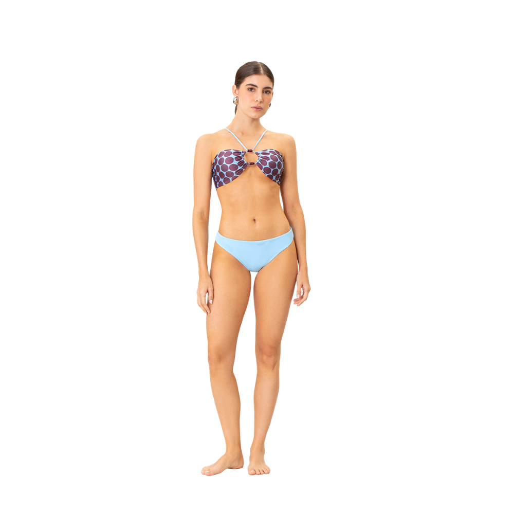 Top de vestido de baño Anah con Estampado Onda de Mar - vista 1