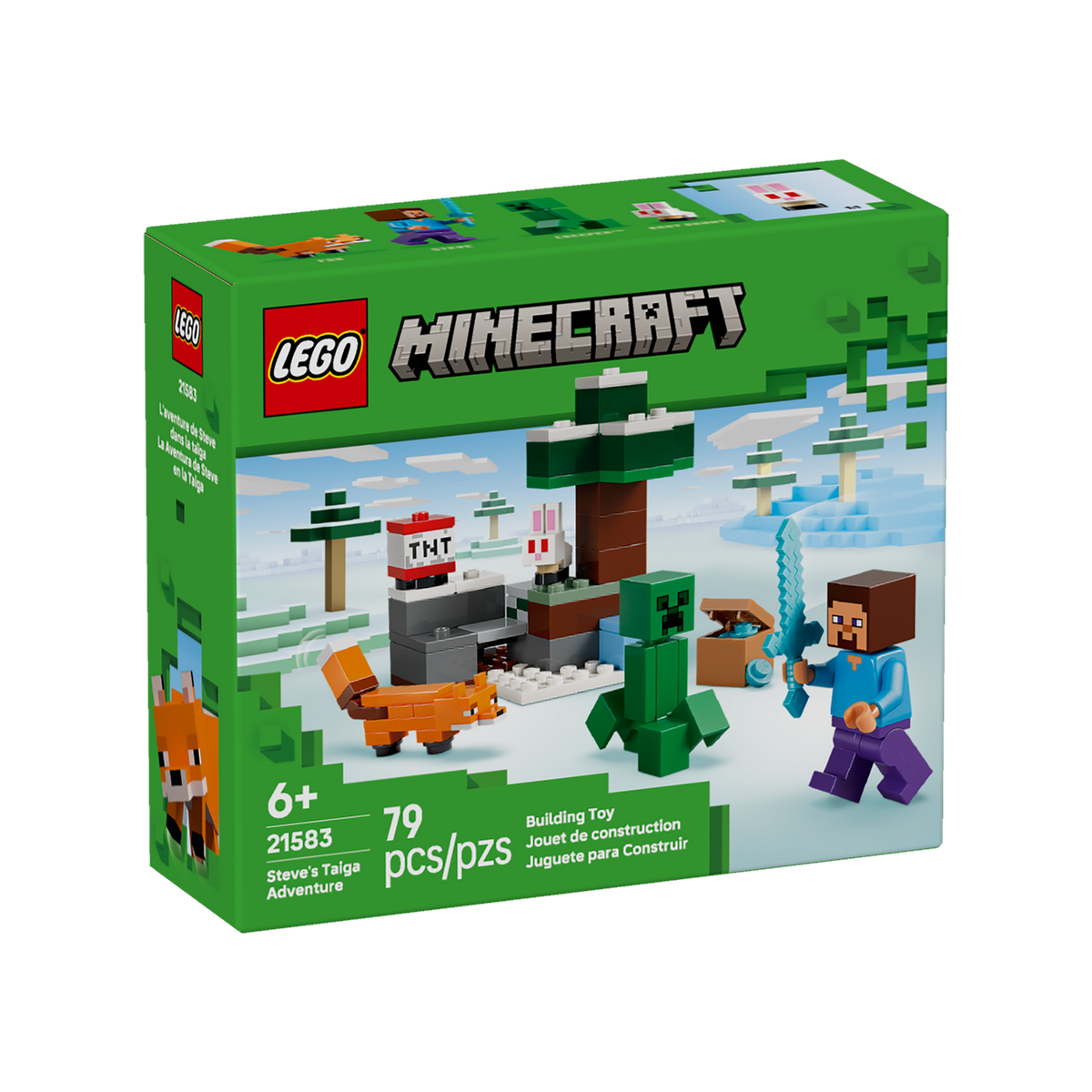 Lego® | Minecraft® La Aventura De Steve En La Taiga