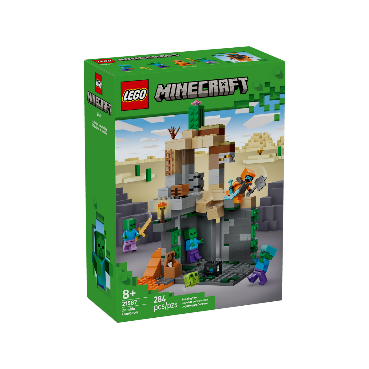 Lego® | Minecraft® El Calabozo De Zombies