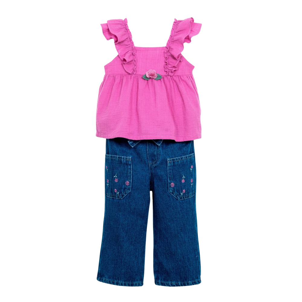 Chaticos | Conjunto Pantalón Largo Para Bebé
