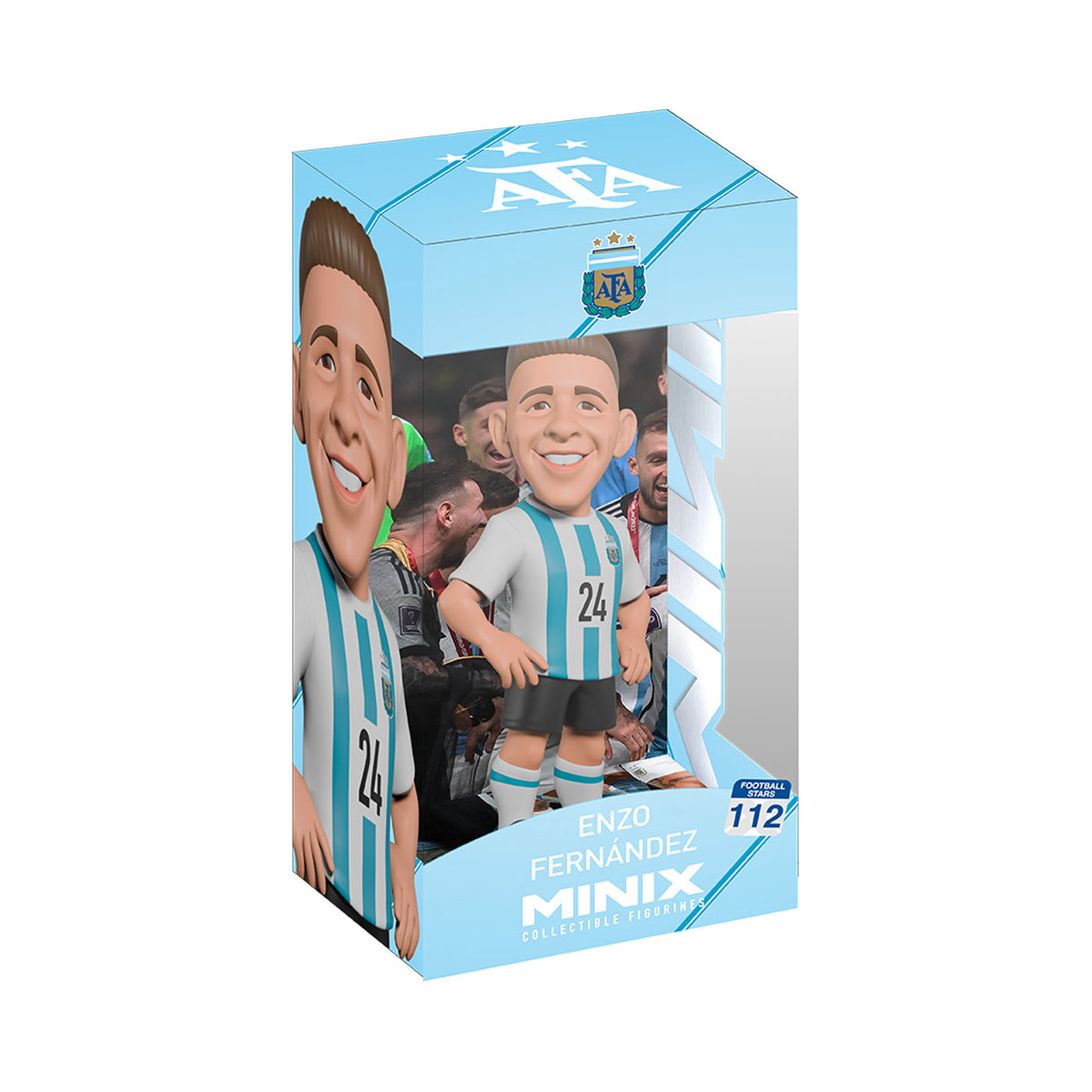 Minix | Figura Coleccionable World Cup Enzo Fernandez Argentina 12cm