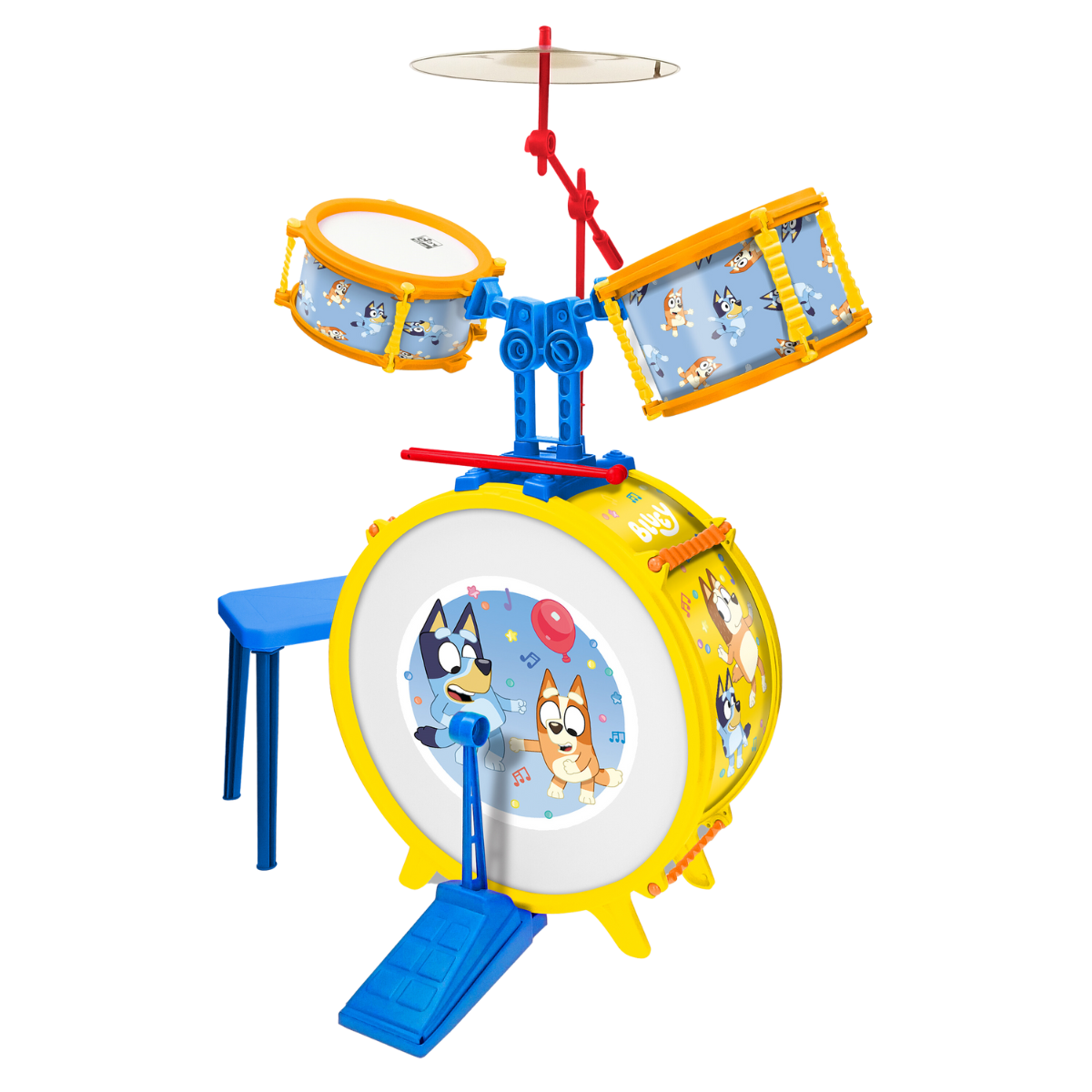 Bateria Bluey Set 7 Elementos