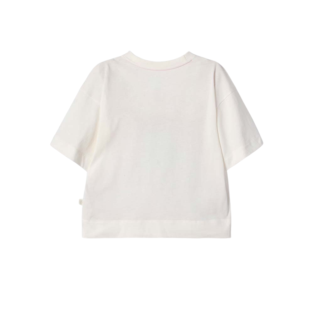 Camiseta Niña Lilo Stitch Exterior Mic - color Crudo vista trasera