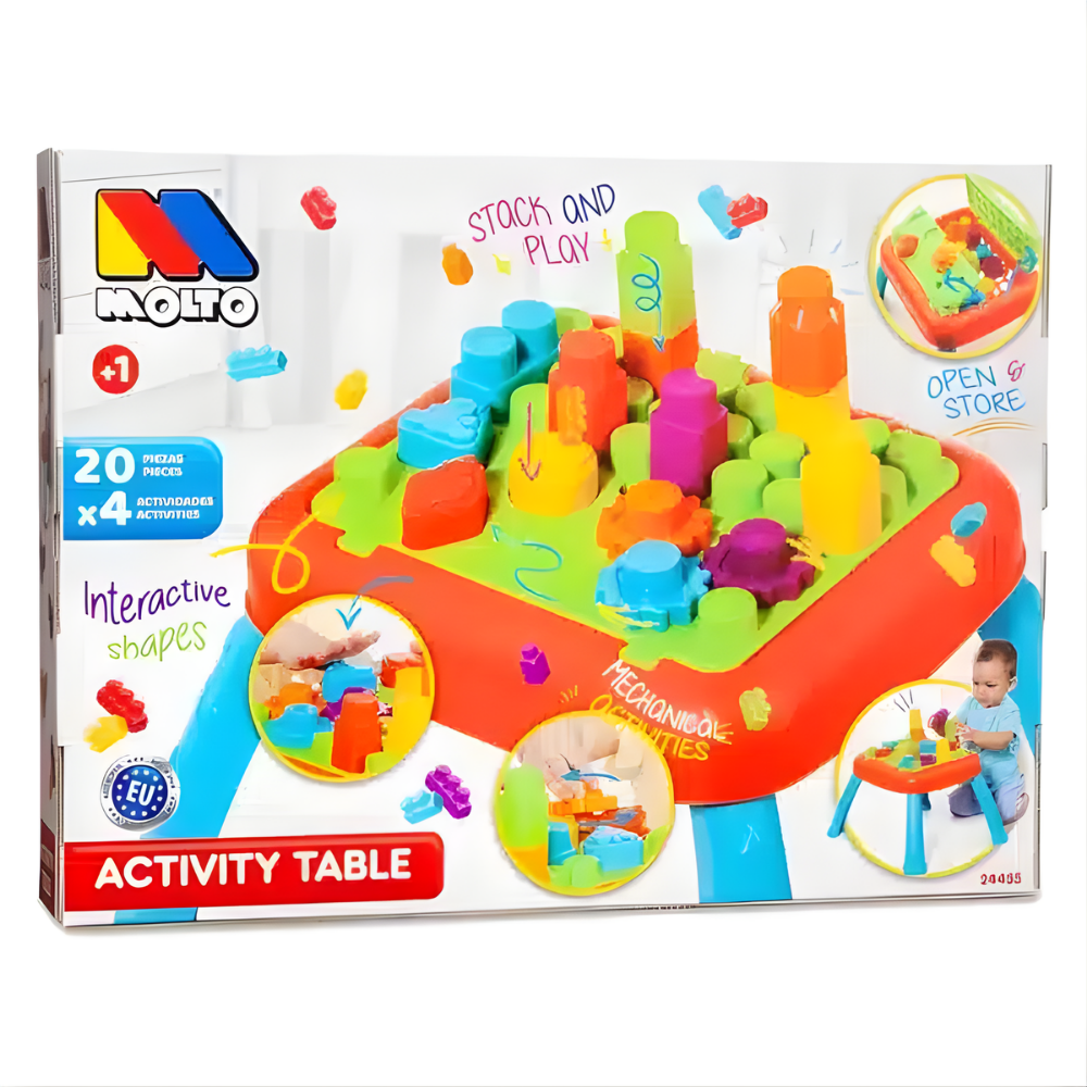 Molto | Mesa de Actividades Infantiles 20 Piezas