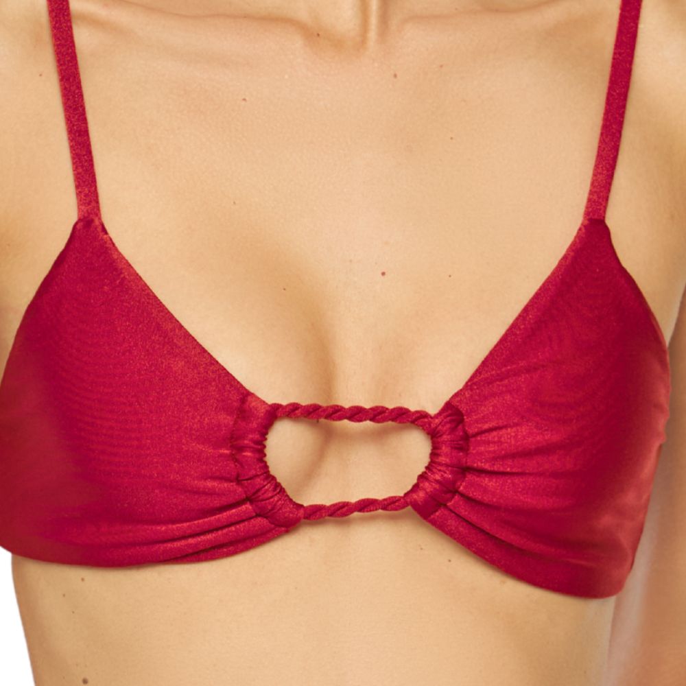 Top Bikini Cobre Dama Dulzamara - vista trasera detalle cargadera